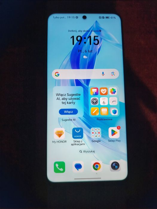 Honor 90 lite 8/256gb niebieski
