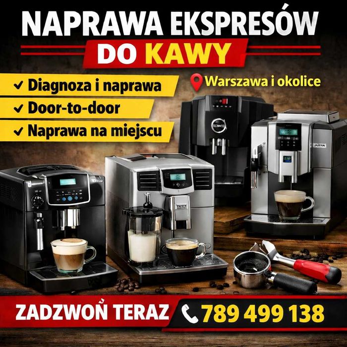 Serwis Naprawa Ekspresów do Kawy - Warszawa, Legionowo i okolica