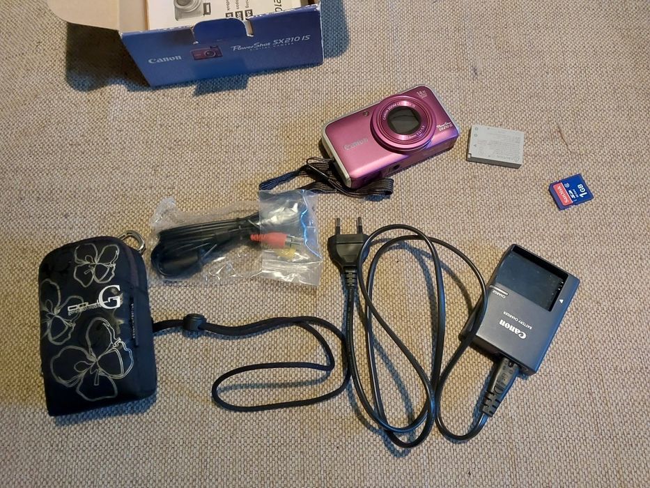 Canon PowerShot SX210 IS – Compacta Digital | Com Todos os Acessórios