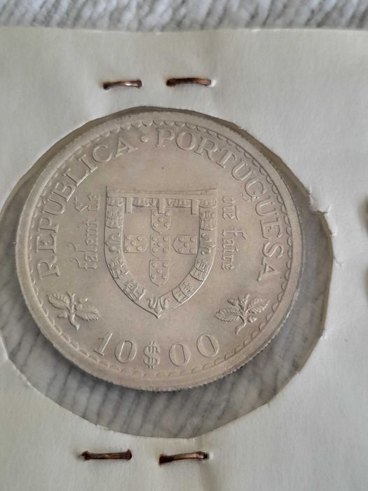 Moeda 10 escudos infante D Henrique 1960