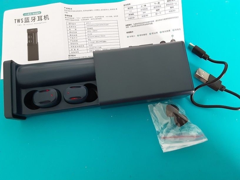Słuchawki bluetooth A22 z dużym powerbankiem