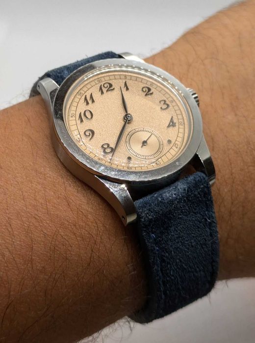 Relógio vintage salmão - 36mm