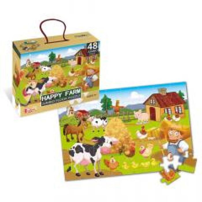 Puzzle 48 Jumbo farma pudełko,105x296 mm