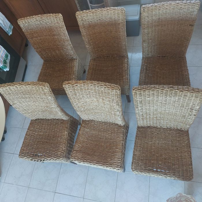 Wicker Chairs – Set of 664551206880514120