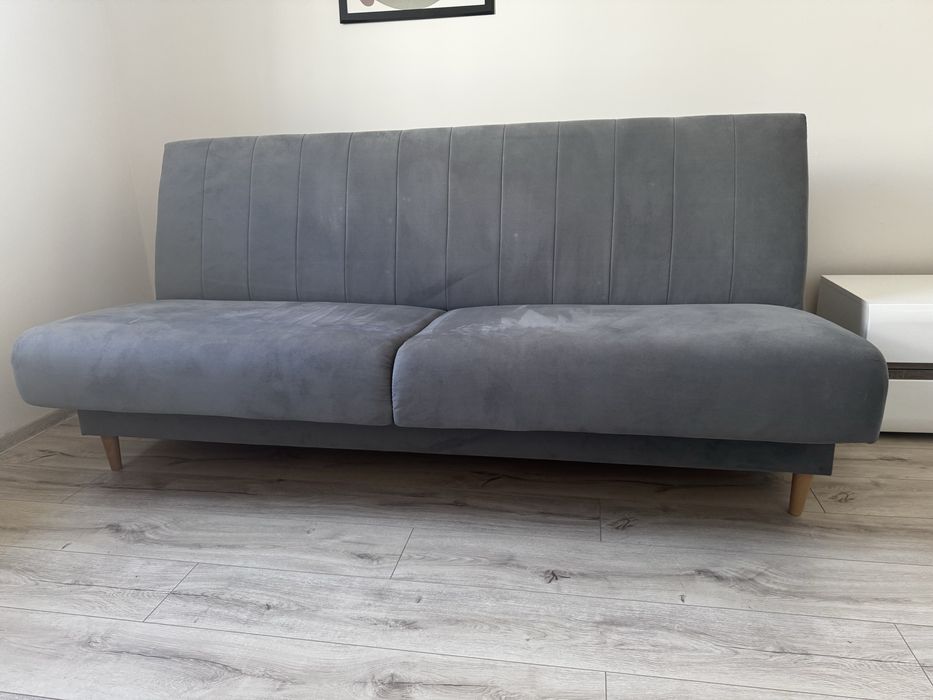 Sofa rozkladana szara