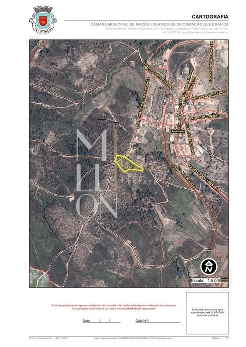 Terreno rústico à venda em Amêndoa, Mação - 4.240m2