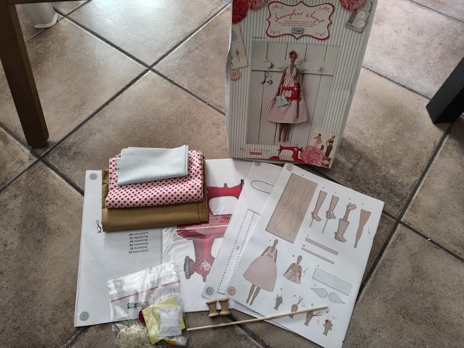 Caixa Kit  Sewingbird Angel - Tilda
