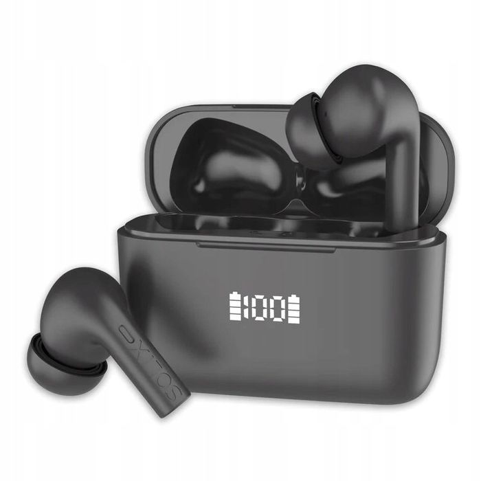 Блютуз наушники solix tws led earphones