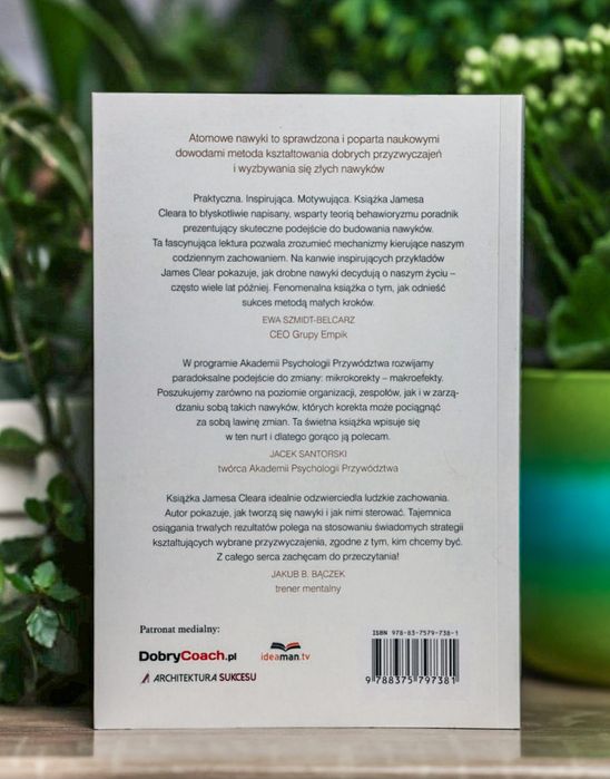 Atomowe nawyki - James Clear - NOWY EGZEMPLARZ