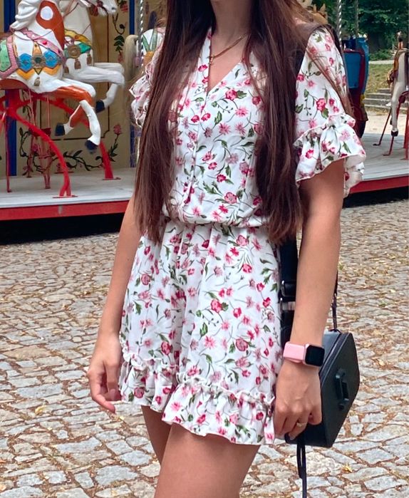 Комбінезон квітковий принт