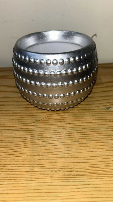 Vaso pequeno prateado