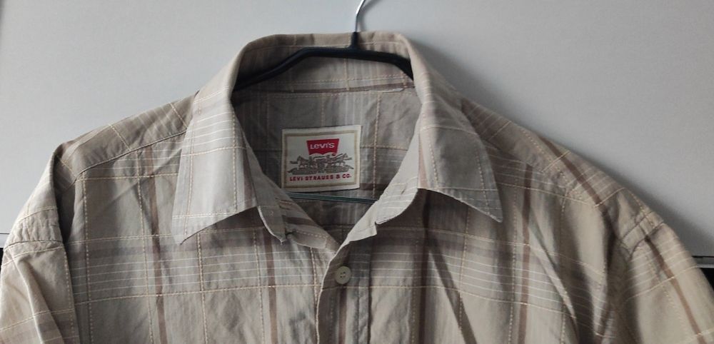 Męska koszula w kratę Levi's XL - XXL ( patrz wymiary)