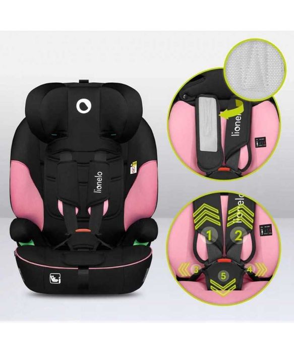 Fotelik Samochodowy 76-150cm 9-36kg Lionelo LEVI I-SIZE