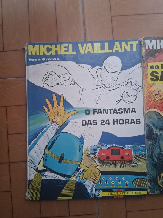 3 livros Michel Vaillant finais anos 70