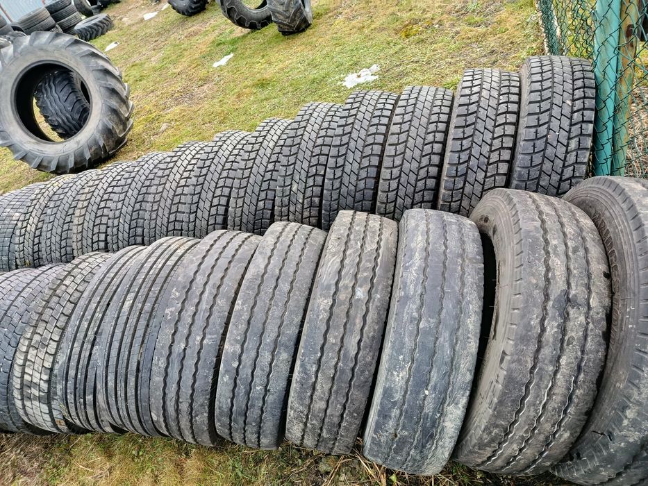 Opony 215/75R17.5 Napęd Przód Laweta Firestone Conti Bridgestone 90%