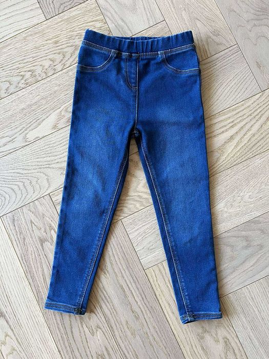 Legginsy dziewczęce Nutmeg r.110, jegginsy, jeansy rurki