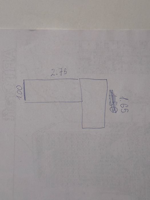 Диван для вітальні залу 275 на 165 Ліжко Розкладний