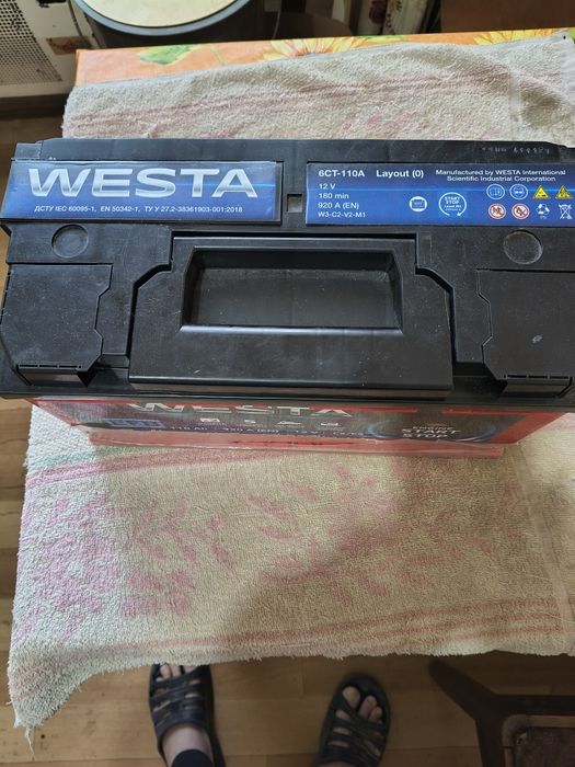 Акумулятор WESTA 110ah 920 пуск.ток