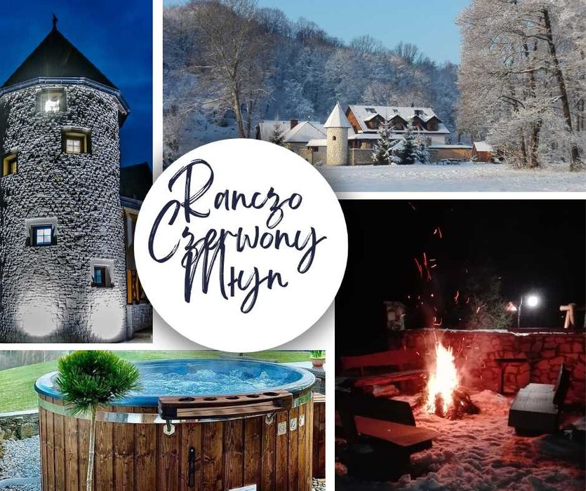 Ferie, zima, domki, noclegi, pokoje, jacuzzi, sauna, kominek, balia