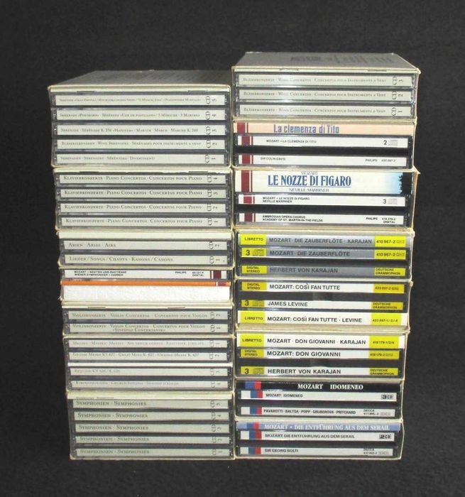 Colecção Edition Wolfgang Amadeus Mozart Deutsche Grammophon CD Áudio