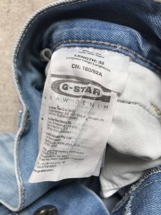 Jasne dżinsy G-Star Raw Denim model New Radar Slim W32 L32