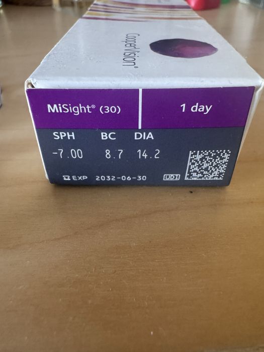 Soczewki MiSight -7