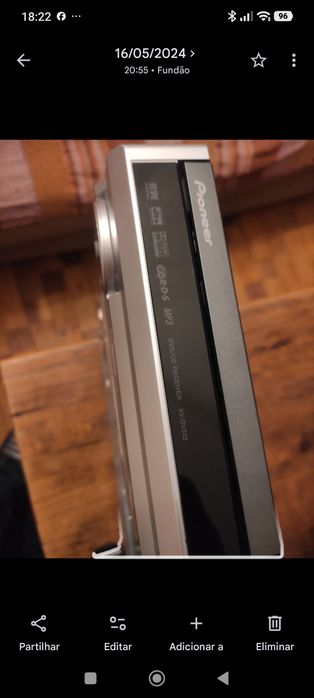 Leitor DVD MP3 Pioneer S-DV313 como novo