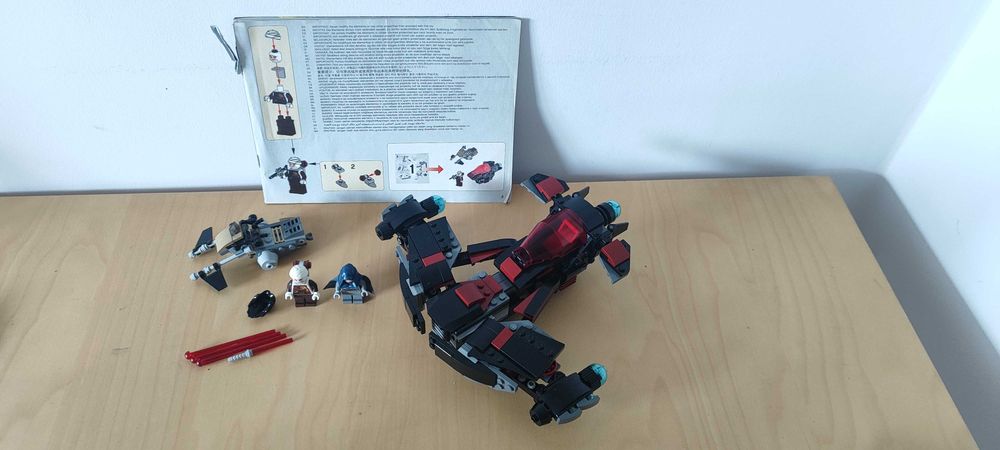 LEGO Star Wars 75145 Myśliwiec Mroku z instrukcją i figurkami