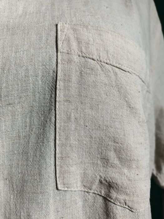 Koszula LEN unisex Boho klasyczna lniana eko naturascandi slow