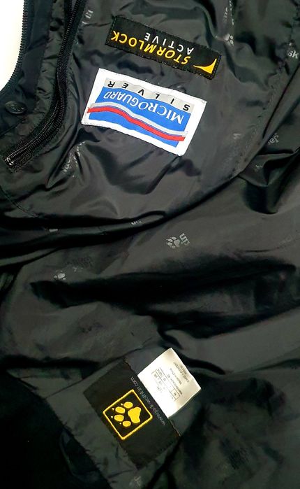 JACK WOLFSKIN roz. M stormlock active microquard Silver windstopper