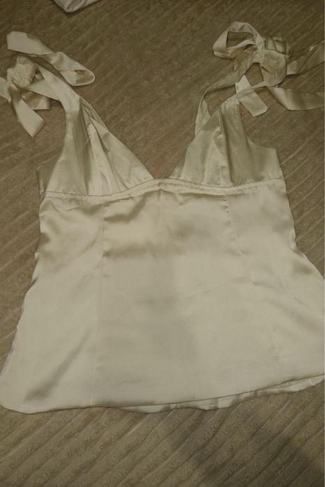 Топ “Zara” молочный