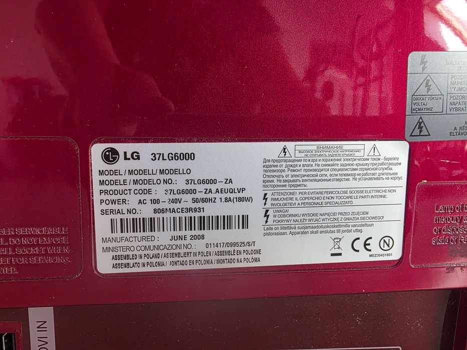 Telewizor LED LG 37 cali 37LG6000