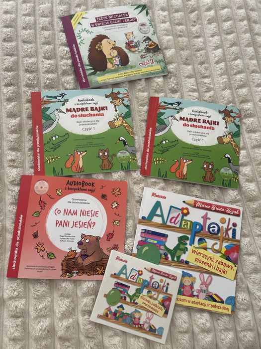 Bliżej przedszkola Audiobook x 4 Adaptajki nowe