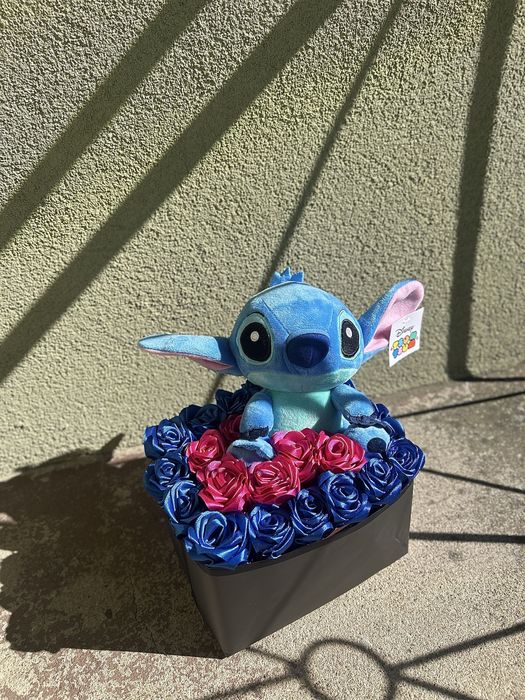 Box Stitch niebieski