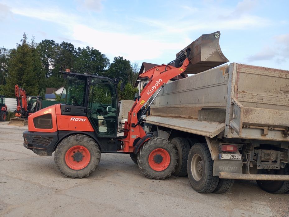Ładowarka Kubota R070, rok 2020, 1600mth, mieszalnik do betonu