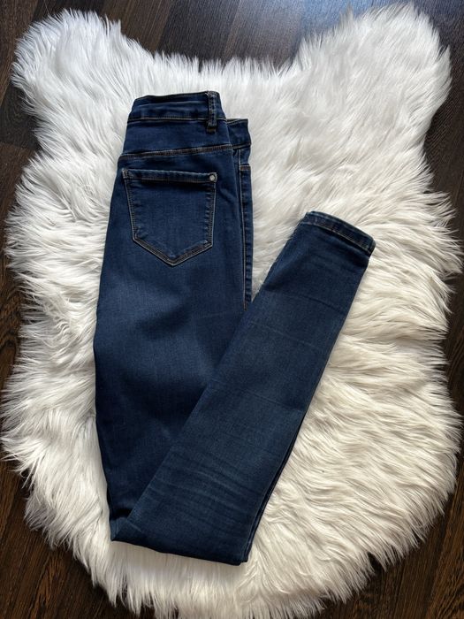 Spodnie rurki Missguided Tall Jeansy skinny fit