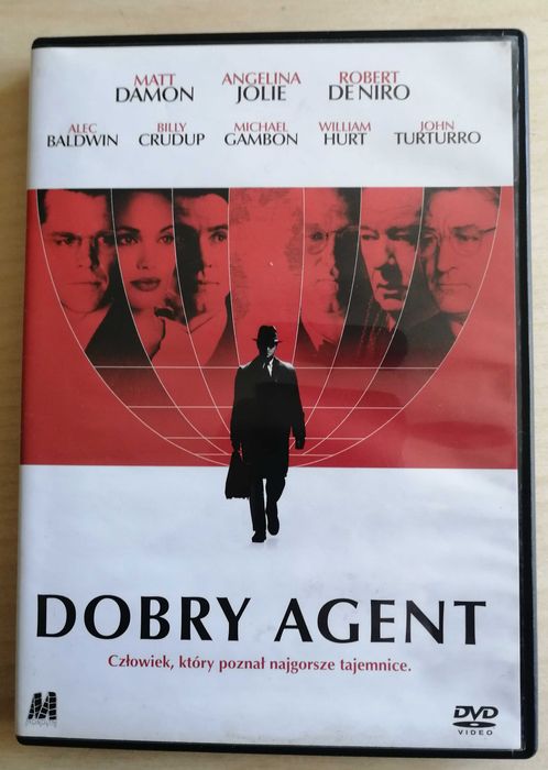 DVD „Dobry Agent” w reżyserii Roberta De Niro, z Mattem Damonem i Angeliną Jolie