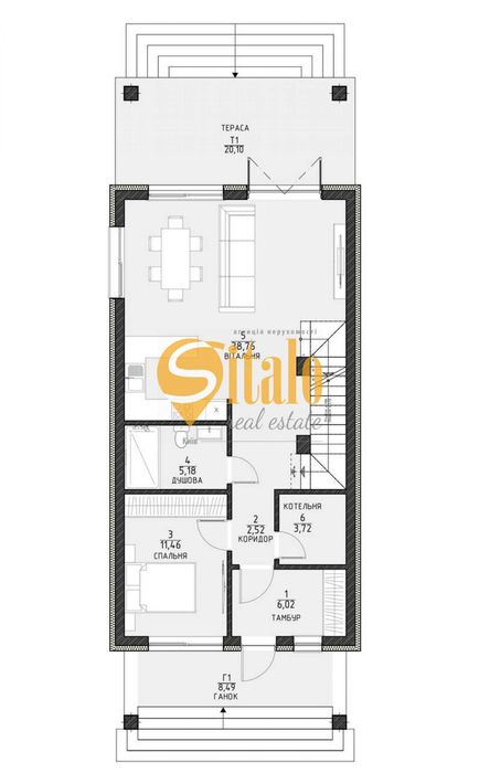 Дом по адресу ул. Чернобыльская (площадь 210 м²) - Atlanta.ua - фото 5