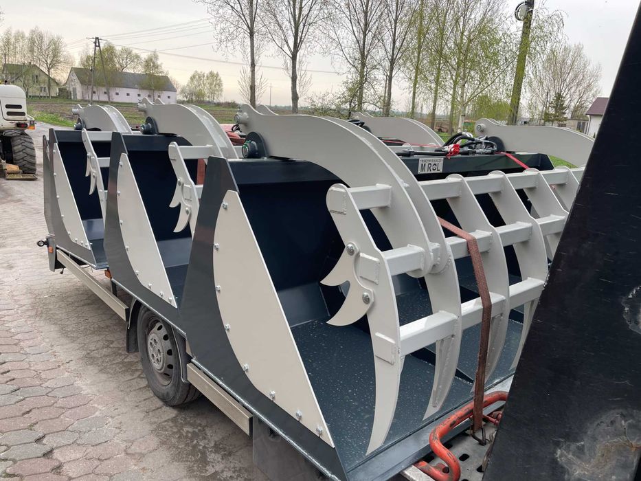 Łyżko krokodyl 2.40 szeroki Manitou Jcb Nowy Bardzo mocny do obornika
