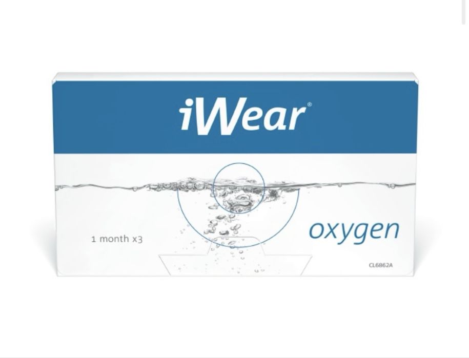 Nowe zamkniete soczewki miesieczne Iwear oxygen 8.6 +0.25