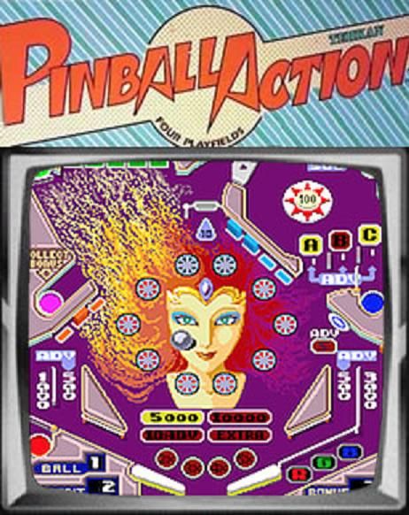 Jogo Pinball -Action ano 1985