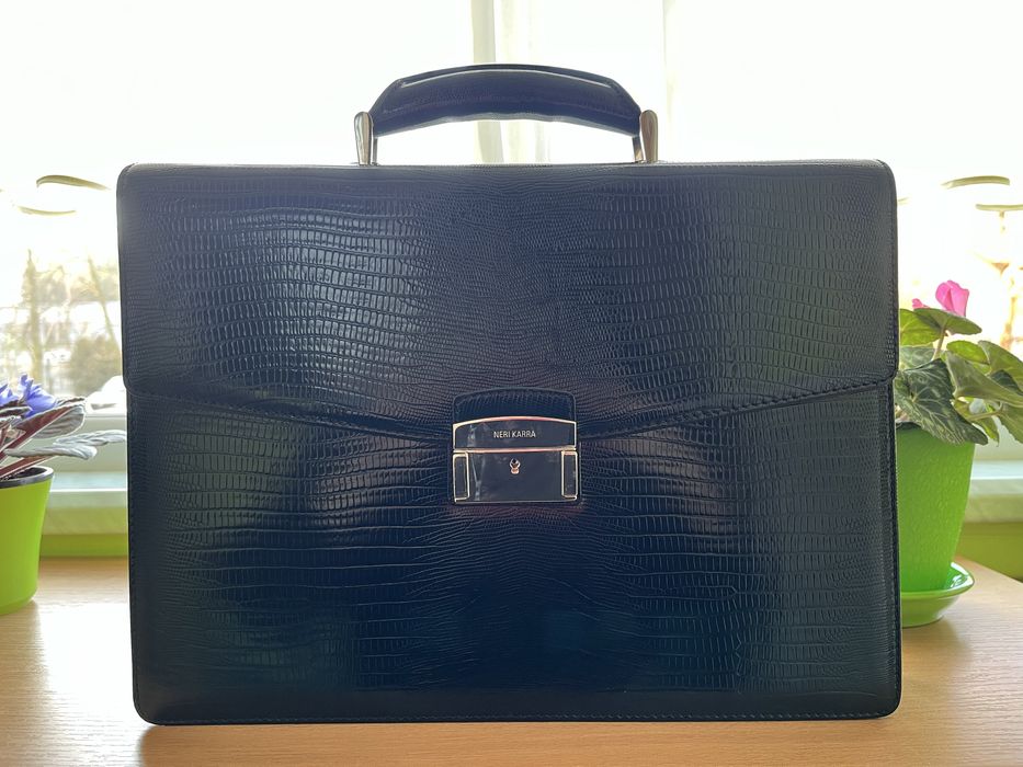 Портфель шкіряний діловий Neri Karra