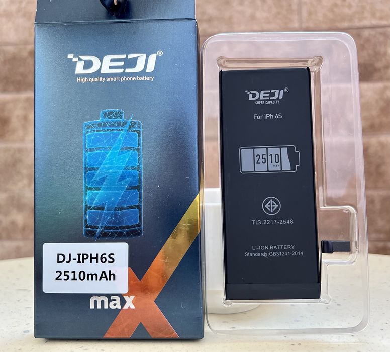 Батарея iPhone 6S аккумулятор с повышенной емкостью 2510 mAh Deji