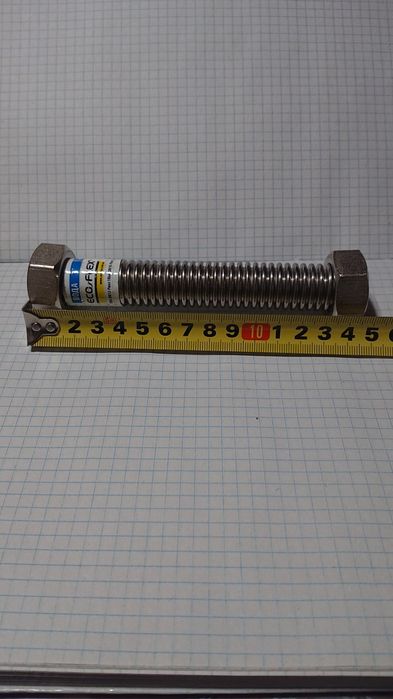 Шланг для воды гофра нержавейка EcoFlex 3/4 dn18  12атм 150 мм