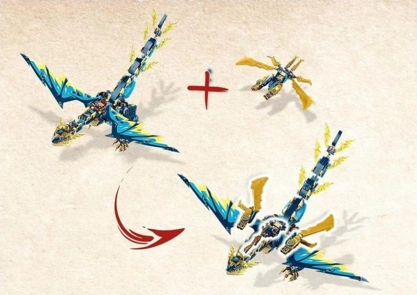 Lego NINJAGO 71786 Dragão Elementar