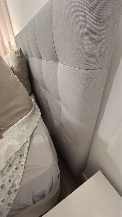 Cama de casal 140x200 c/ arrumação + colchao C/Novo