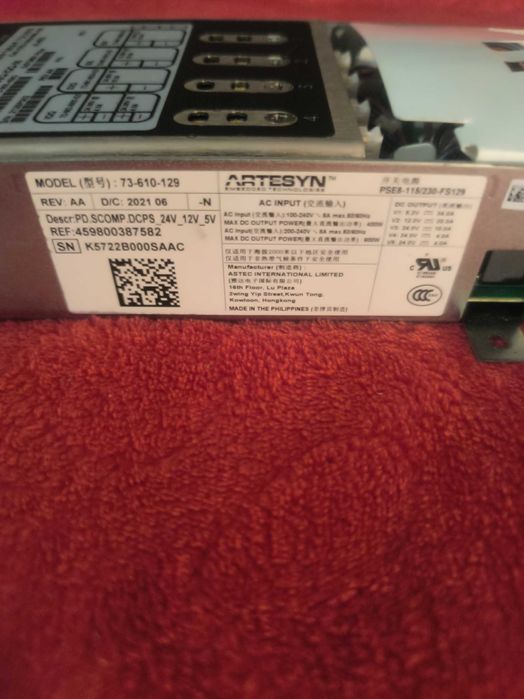 Zasilacz modułowy Artesyn uMP4T-S2F-S2L-S2Q-IQQ-00 – 600 W