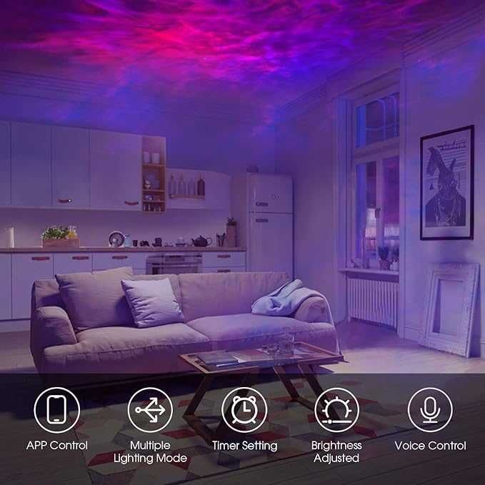 Panamalar Projektor SK-20 Smart Star, projektor światła wi-fi