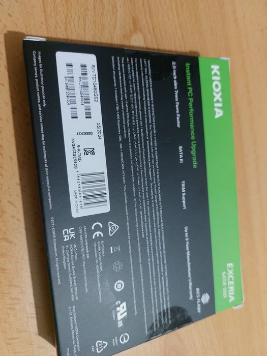 Disco SSD kioxia 480 GB