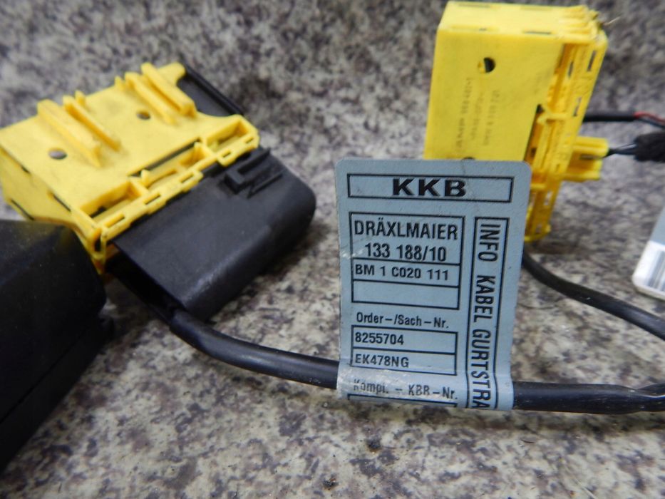 bmw e63 e64 poduszki airbag pasy sensor